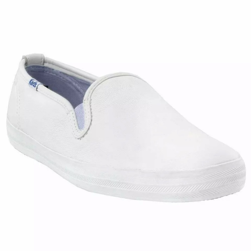 Keds White Champion Slip On Leather 11 S narrow